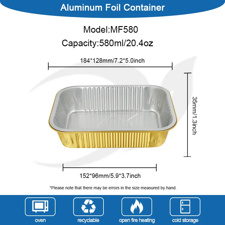 Engangsgrill takeaway aluminiumsfolie containere