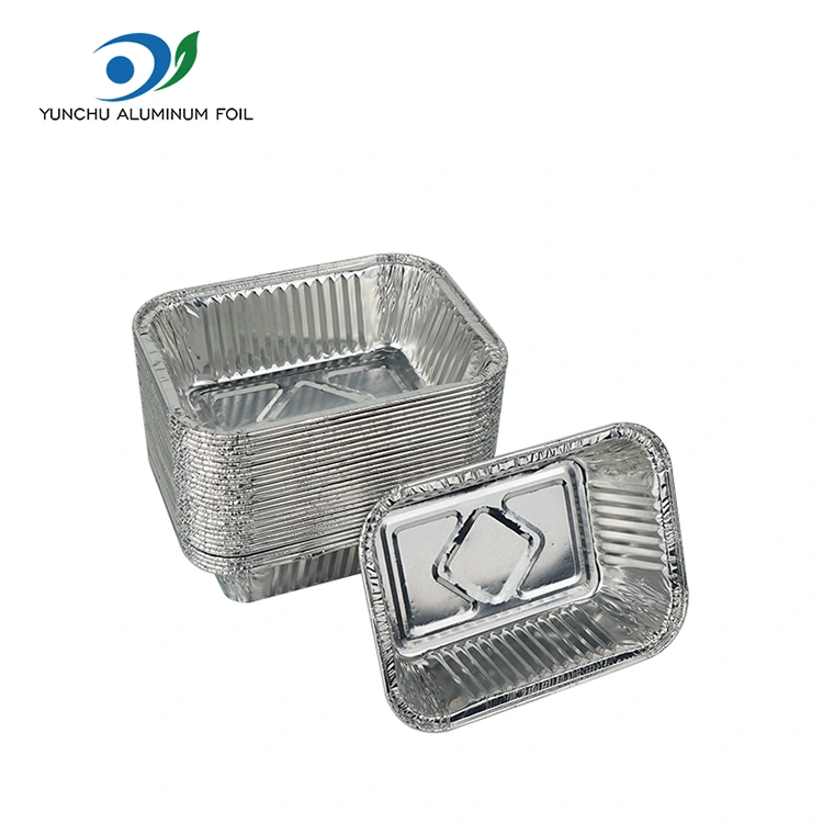 Air Fryer Baking sølv aluminiumsfoliebeholdere Air Fryer Baking sølv aluminiumsfoliebeholdere