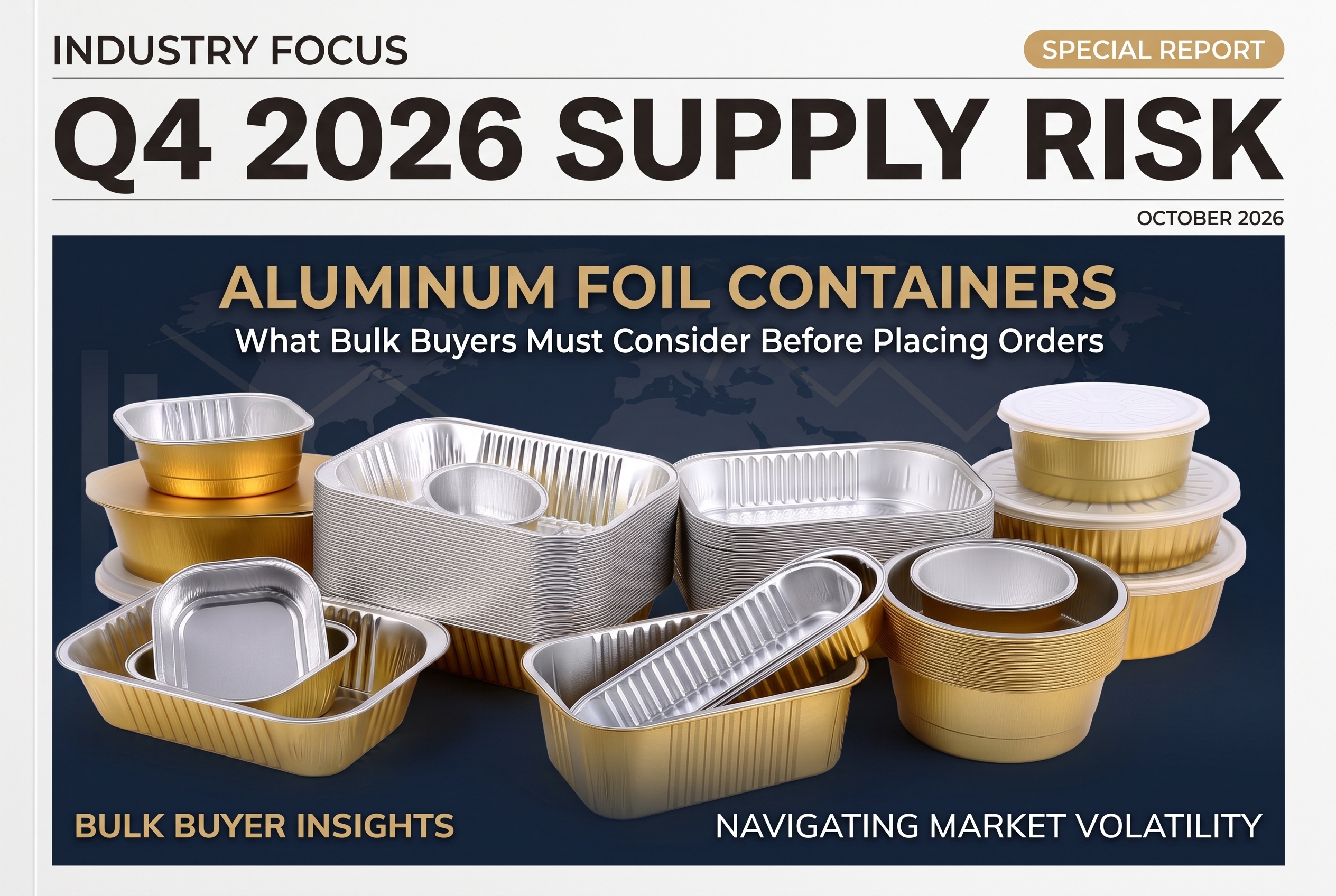 Risici ved levering af aluminiumsfoliebeholdere i 4. kvartal 2026: Hvad bulkkøbere bør tjekke, før de afgiver ordre