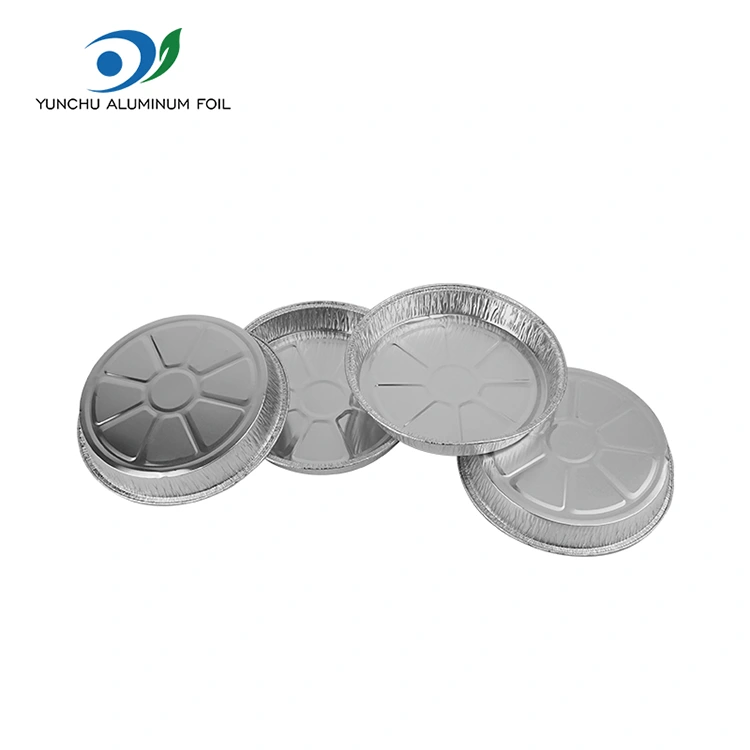 7 tommer rynket pizza pan sølv aluminiumsfoliebeholdere