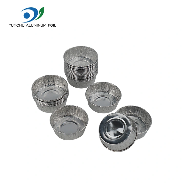 Cake Baking Cup Silver Aluminium Folie Food Container Cake Baking Cup Silver Aluminium Folie Food Container