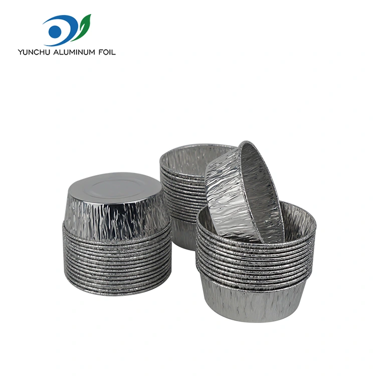 Cake Baking Cup Silver Aluminium Folie Food Container