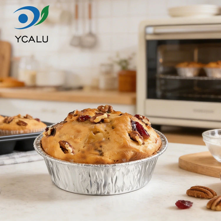 Engangsbagning Air Fryer Sølv aluminiumsfolie madbeholdere