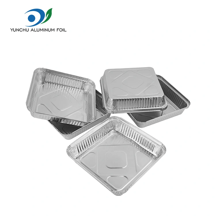 Engang BBQ spyd sølv aluminiumsfoliebeholdere