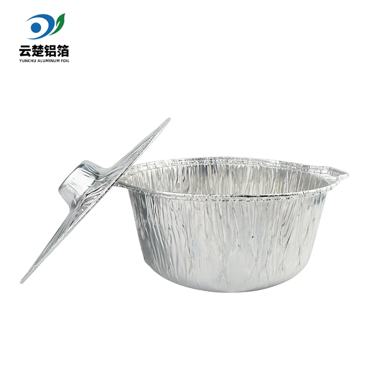 Engangs catering hotpotgryder sølv aluminiumsfolie containere