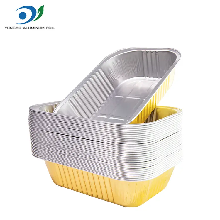 Engang med tykkere fødevarekvalitet aluminiumsfoliebeholdere Engang med tykkere fødevarekvalitet aluminiumsfoliebeholdere
