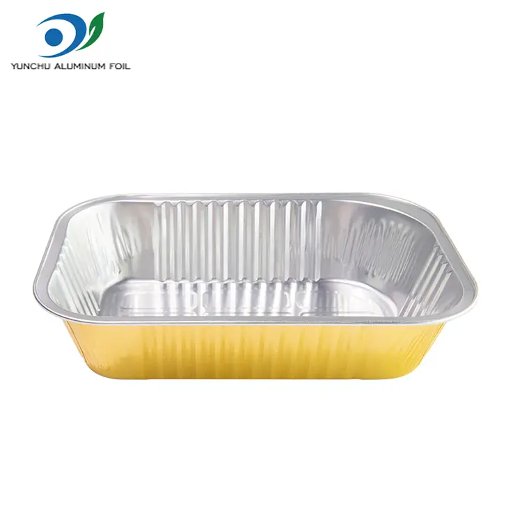 Engang med tykkere fødevarekvalitet aluminiumsfoliebeholdere