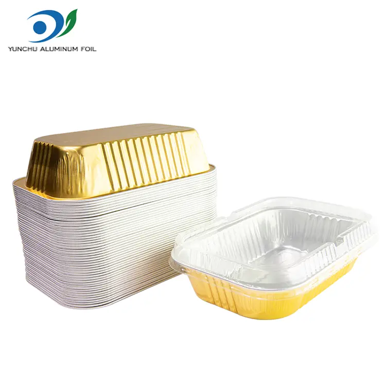 Engang med tykkere fødevarekvalitet aluminiumsfoliebeholdere