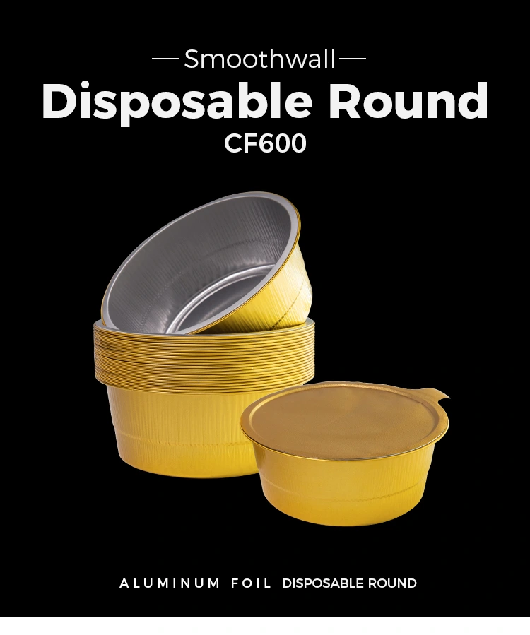 Disposable Round Aluminum Foil Containers