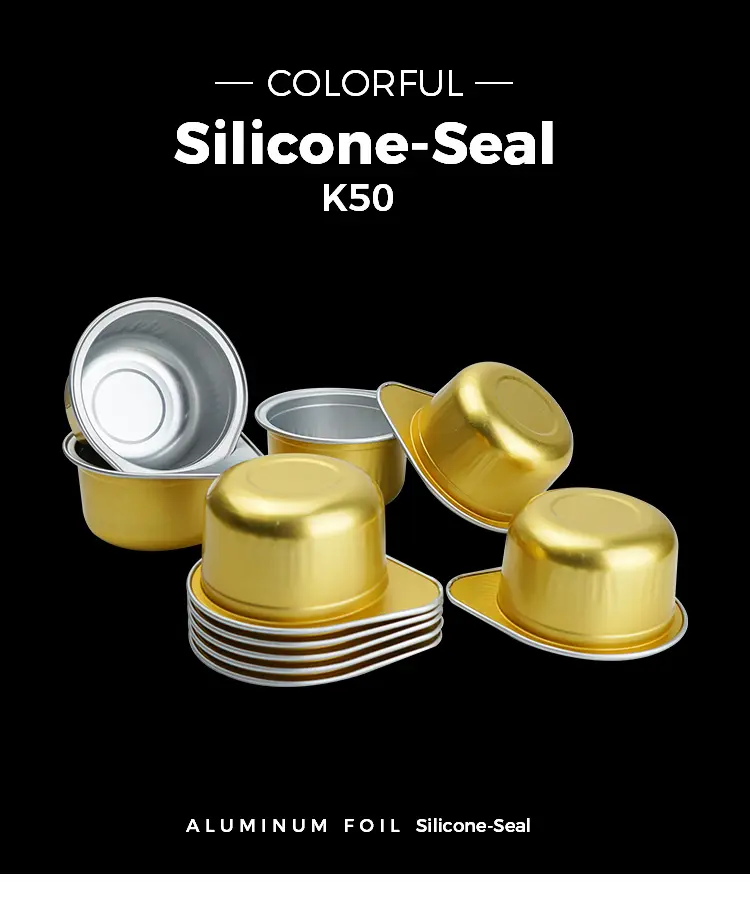 Heat sealing Silicone-Seal-Free Empty Coffee Capsule