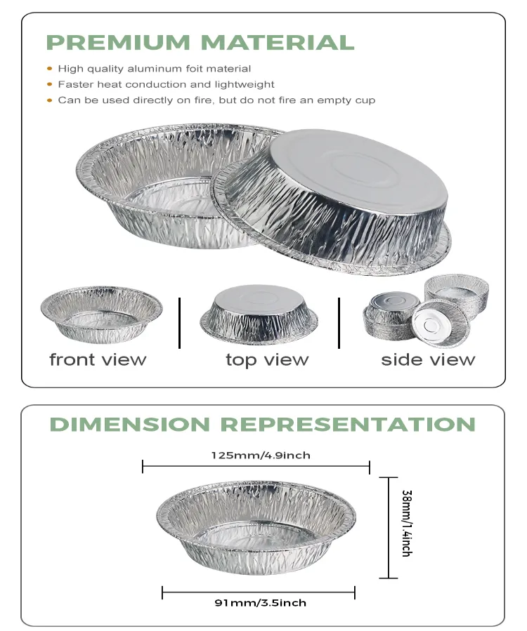 Disposable BBQ Air Fryer Silver Aluminum Foil Food Containers details