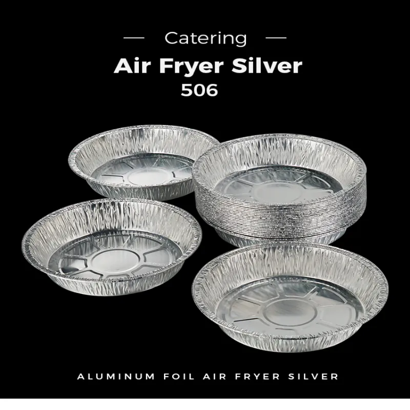 Disposable Silver Aluminum Foil Containers for Baking