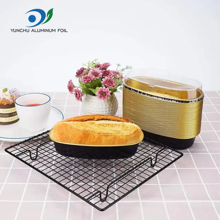 Oval Color Smoothwall aluminiumsfoliebeholdere