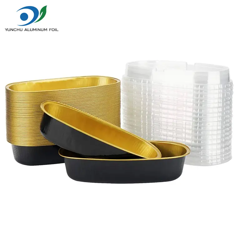 Oval Color Smoothwall aluminiumsfoliebeholdere