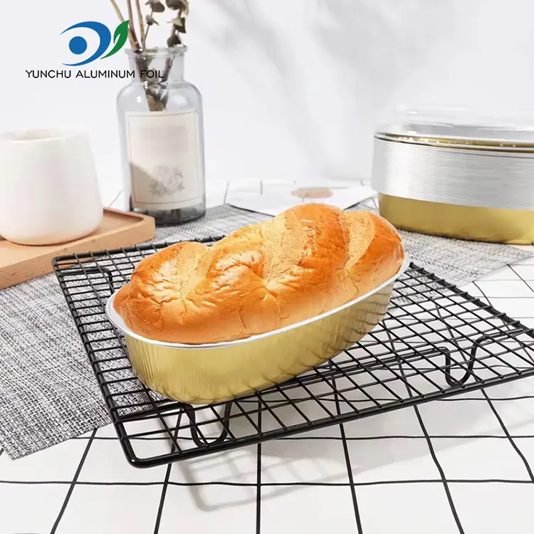 Oval Color Smoothwall aluminiumsfoliebeholdere