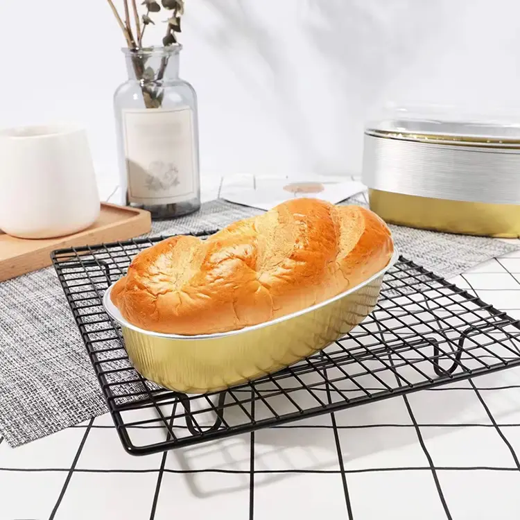 Oval Color Smoothwall aluminiumsfoliebeholdere