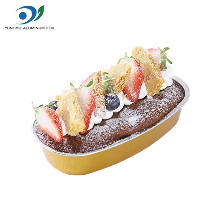 Oval Color Smoothwall aluminiumsfoliebeholdere