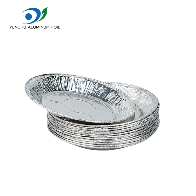 Rund Air Fryer bagning af sølv aluminiumsfolie madbeholder
