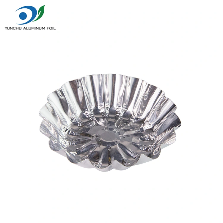Rundt æg terte legetøj bage sølv aluminium folie madbeholder