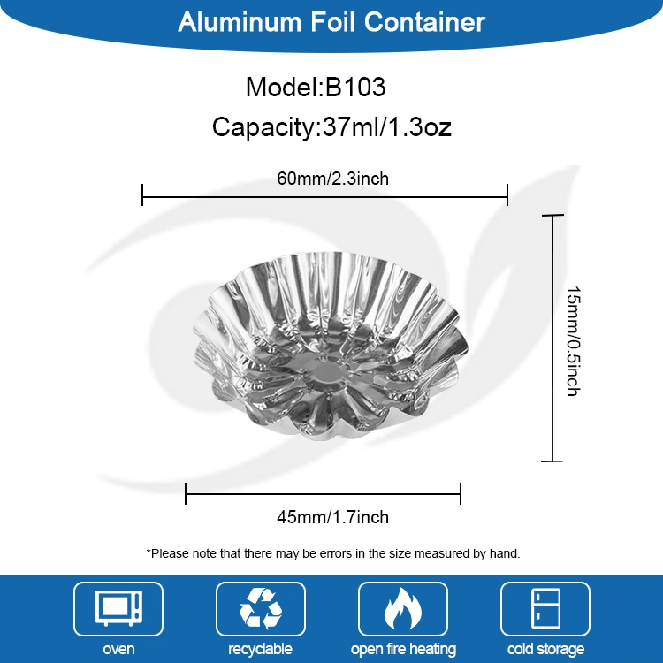 Rundt æg terte legetøj bage sølv aluminium folie madbeholder