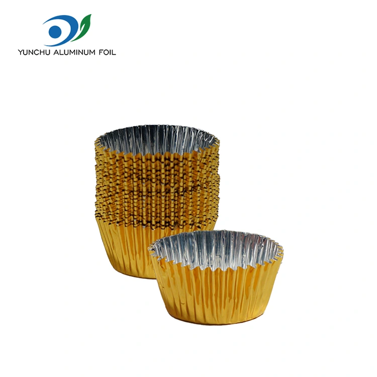 Rund lille pakke bagning sølv aluminium folie madbeholder