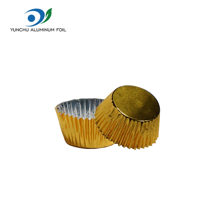 Rund lille pakke bagning sølv aluminium folie madbeholder
