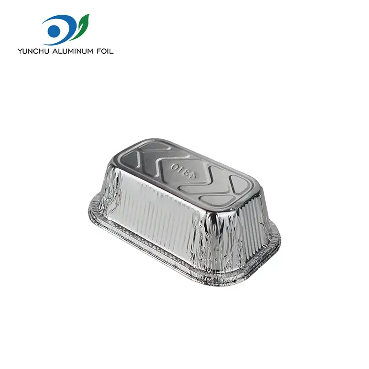 Firkantet kage bage sølv aluminiumsfoliebeholdere